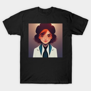 Female scientist | Comics style T-Shirt